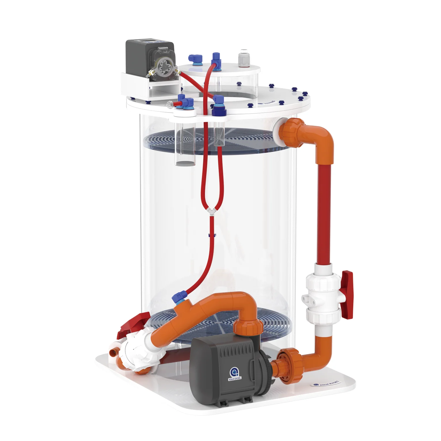Modern calcium reactor with pump for reef and fish tanks
