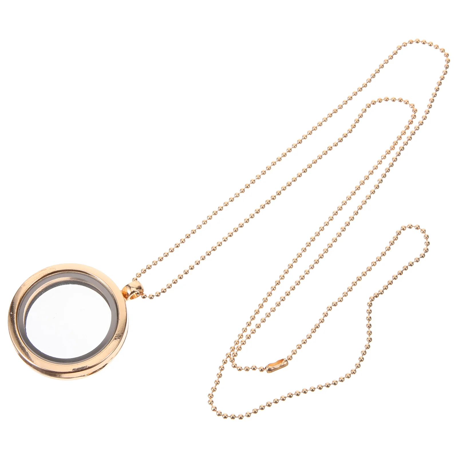 

Creative Round Picture Frame Pendant Tray Metal Material Excellent Durability Simple to Use and Store for Craft DIY Projects