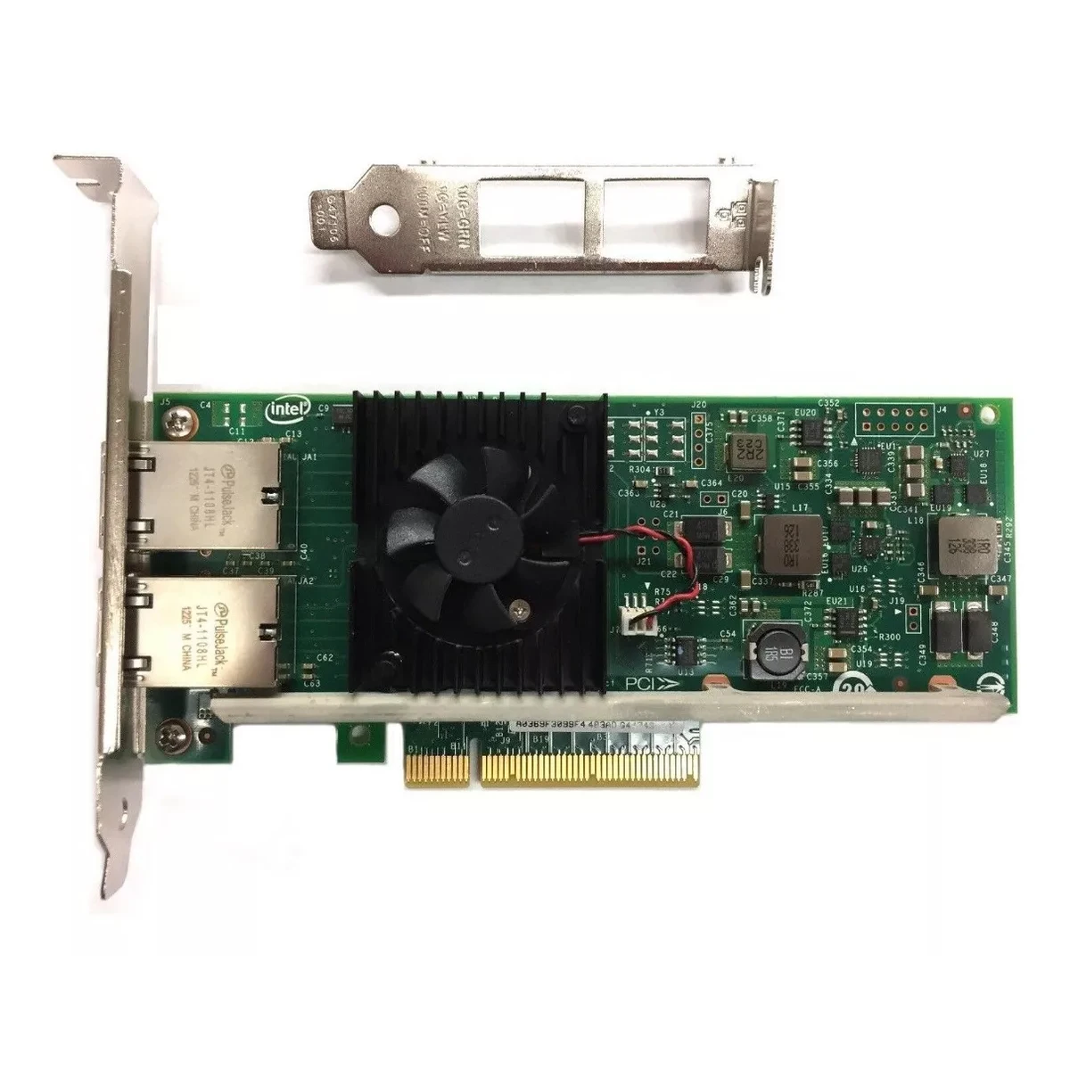 X540-T2 인텔 칩셋 PCIe x8 듀얼 구리 RJ45, 10Gbps 포트 이더넷 네트워크 카드, PCIE-X8 X16