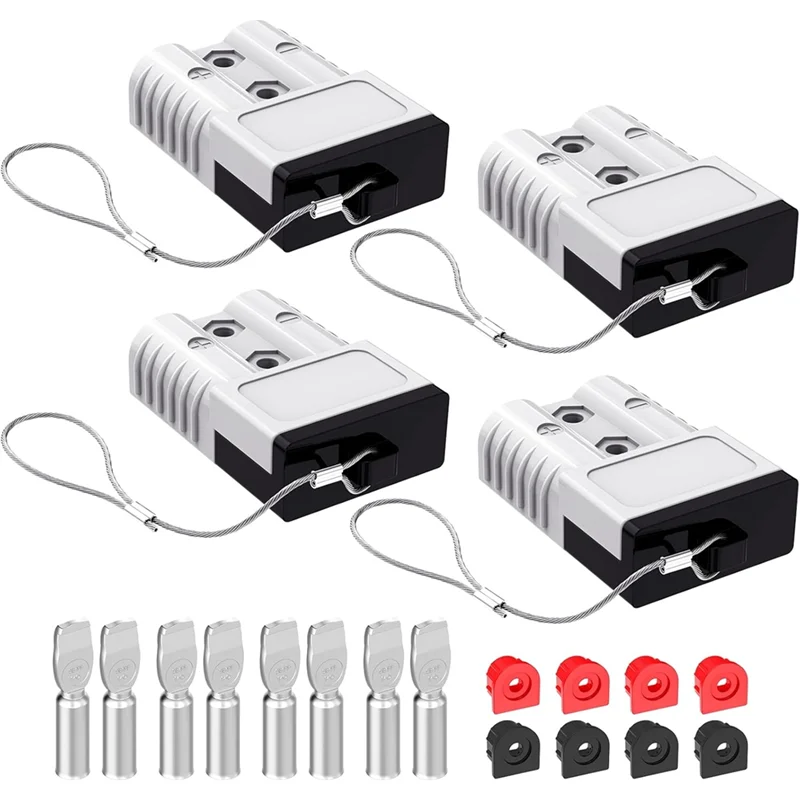 موصل A02F-Anderson، وصلة بطارية 1/0AWG مع غطاء صلب 12 فولت-36 فولت مجموعة أسلاك ونش أندرسون للكابل RV #2