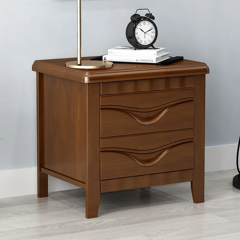 

!@A3025 Nordic Style Solid OAK Wood Bedroom Furniture with 3 Drawers Nightstands Table Bedside Cupboard