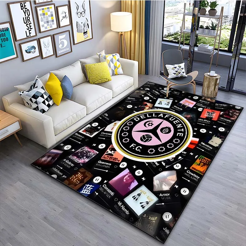 Club D-Dellafuente FC Printed Floor Mat Carpet 15 Sizes Living Room Bedroom Bedside Window Sill Bathroom Floor Mat Home Decor