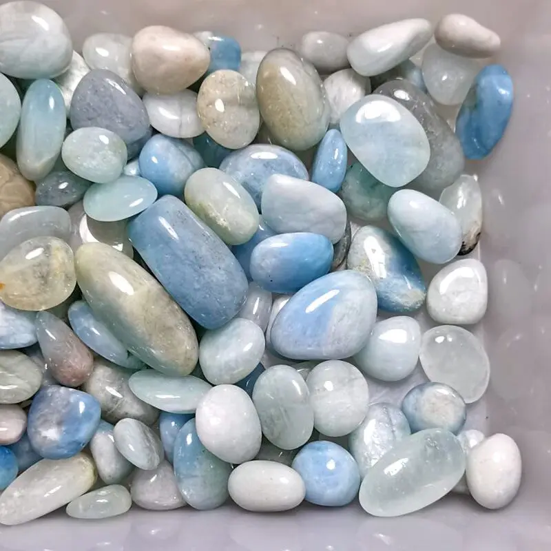 Natural Aquamarine Gravel Bonsai Beryl Stone