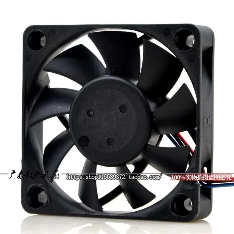 Authentic 60 * 60 * 15MM 6CM AFB0612HC DC12V 0.21A 3-wire CPU chassis Cooling  fan