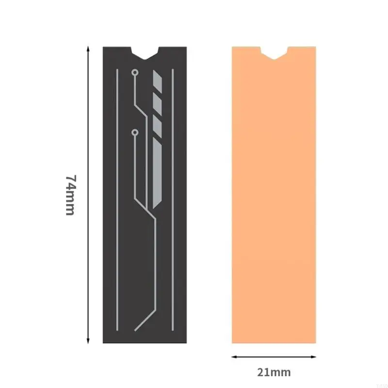 Y8AD M.2 2280 SSDS Графена Граативной панель M.2 Ssds радиаторы