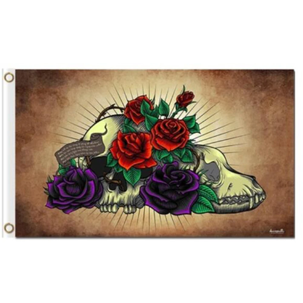 Skull And Roses Art…