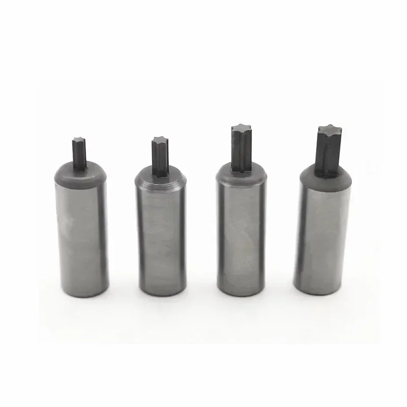 Tungsten Carbide Material T10 Torx 8mm Shank Rotary Broaching Punch Head Rolling Burnishing Head For CNC Lathe