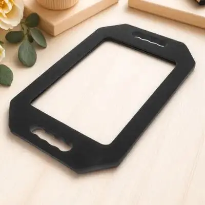 

Handheld Rearview Mirror Large Size High Definition Clarity Durable Shatterproof Ergonomic Handle Suitable for Salon Barber Shop