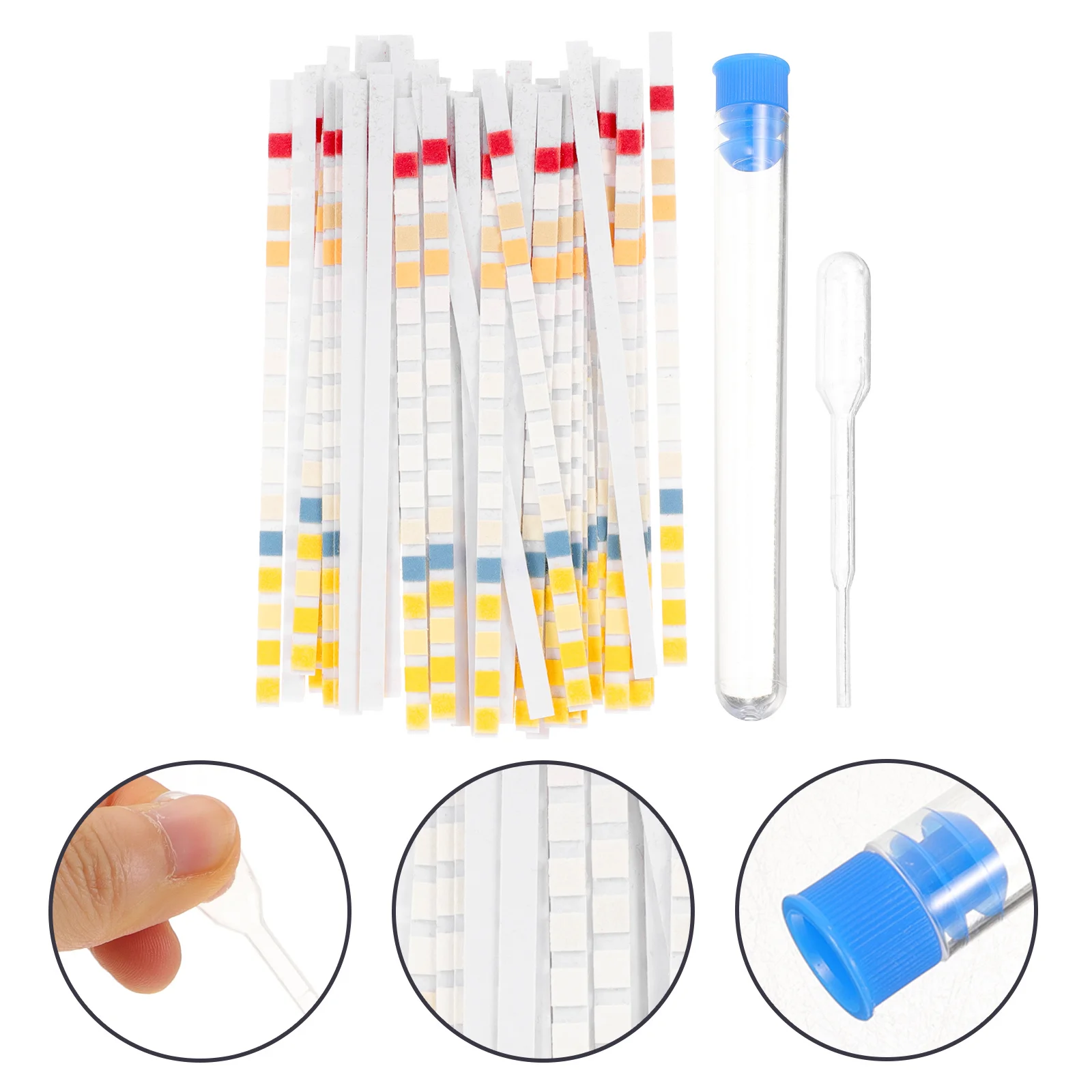 50 pcs Test Strips 16 In 1 Drinking Water Quality Testing Strips For Home Use Portable Safe Reliable Ideal Tap Water Pool