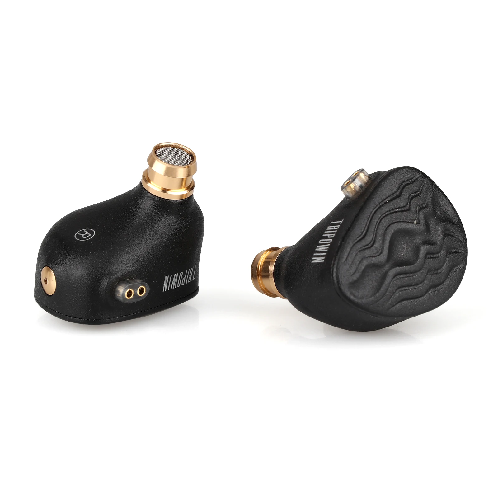 Tripofin-Piccolo Dual-Cavity LCP Dynamic Driver fones de ouvido, cabo destacável de alta pureza, 11 milímetros