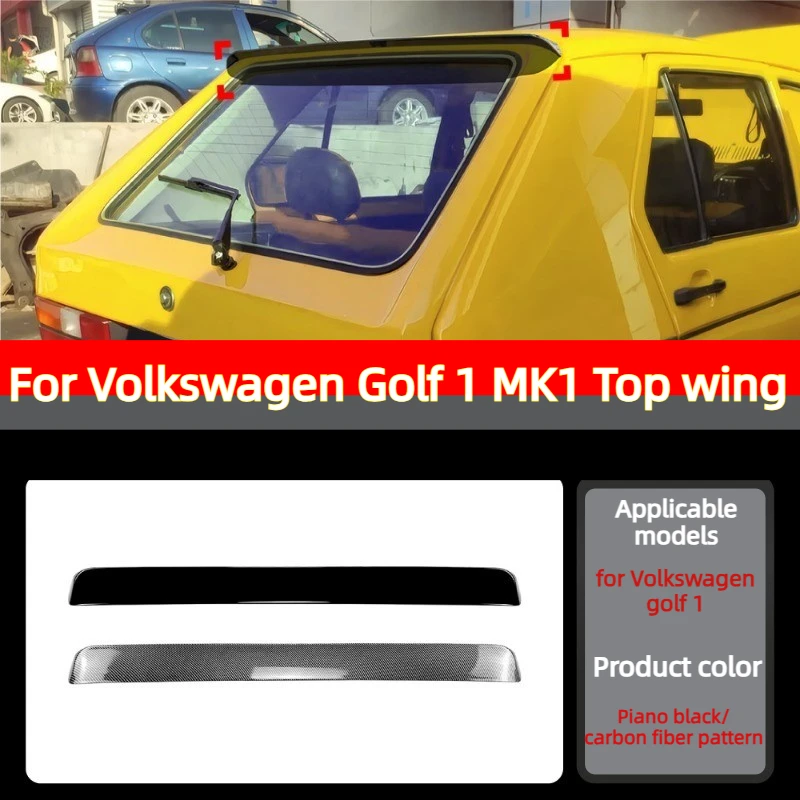 

Новый спойлер на крышу багажника для Volkswagen Golf 1 MK1, задний верхний спойлер на крыло, комплекты кузова, внешняя модификация, комплект кузова