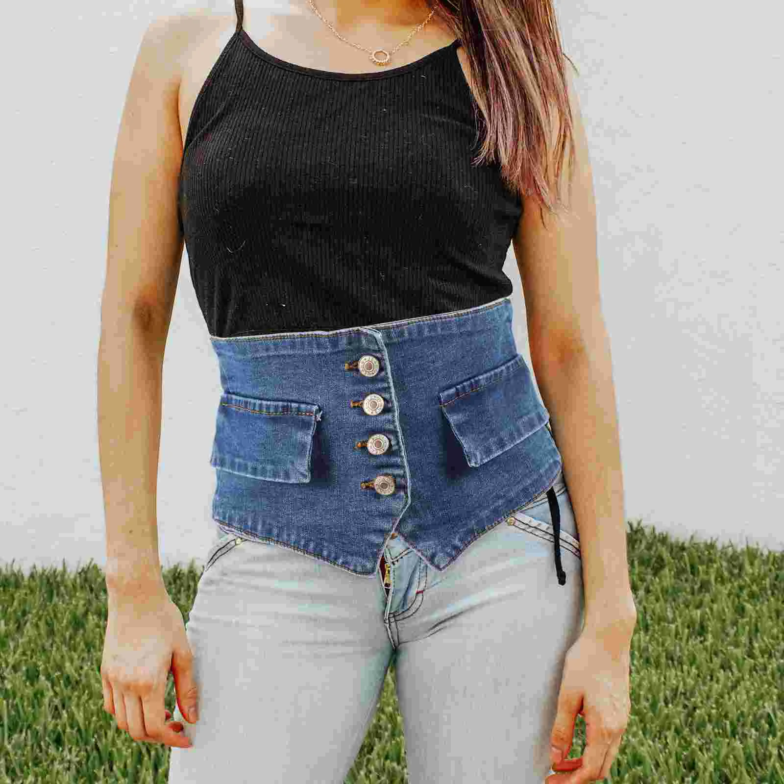 Belt Waist Band for Dress Denim High Lady Corset Women Jeans Wide Waistband Girl Shirt Tighten up Women's