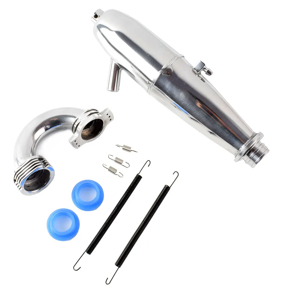 HSP Exhaust Pipe 1/8 Remote Control Car Model Parts for SH GO 21 Class 28 Engine DIY Tools