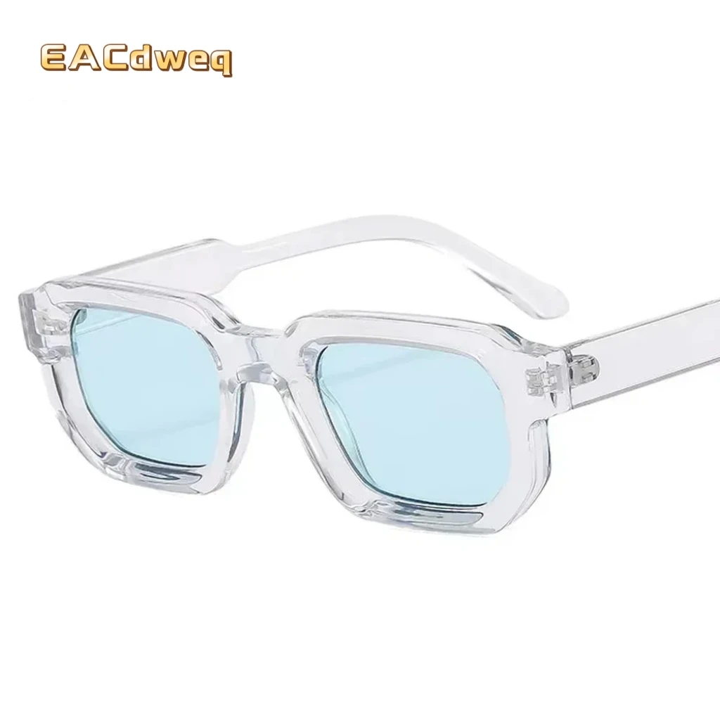 Fashion Square Sunglasses For Women Men Retro Luxury Designer Clear Lens Sun Glasses Shades UV400 Gafas De Sol