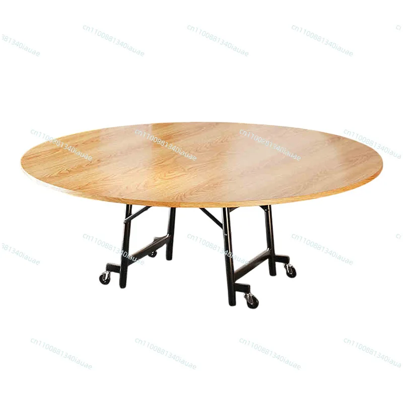 

Household Folding Dining Table Small Apartment Folding Dining Table Rental Room Simple Round Table Removable