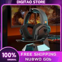 NUBWO G06 Gaming Headset 2.4GHz Ultra-Low Latency Noise Cancelling Bluetooth Headphones With Mic for PS5, PS4, XBOX,PC, Mac Gift