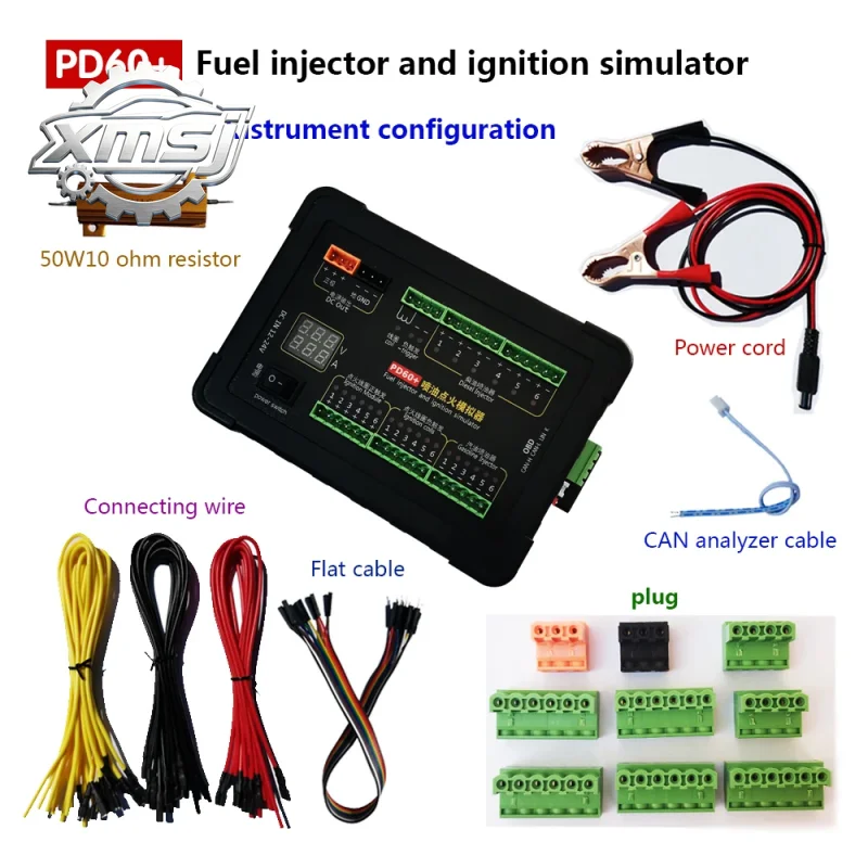 Plataforma de Prueba y Mantenimiento de ECU, Simulador de Encendido e Inyección de Combustible para Computadora de Vehículos
