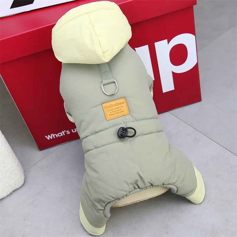 Warm Dog Clothes Winter Puppy Pet Coat Jacket For Small Medium Dogs Thicken Waterproof Yorkies Pets Clothing Hoodies Chihuahua