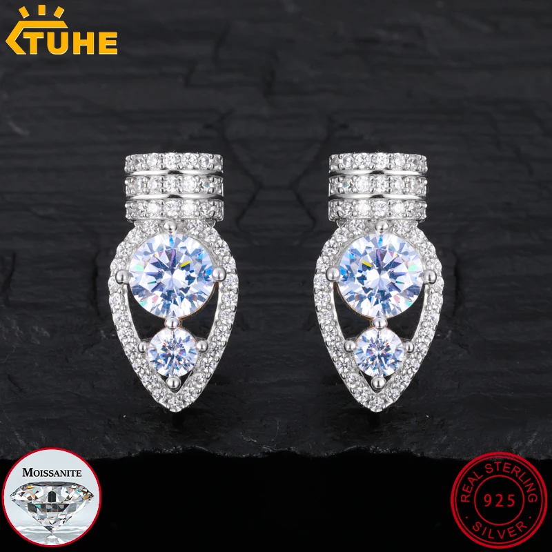 tuhe-unisex-teardrop-earring-vvs1-moissanite-stud-earrings-for-man-women-with-gra-certificate-hip-hop-jewelry-gift