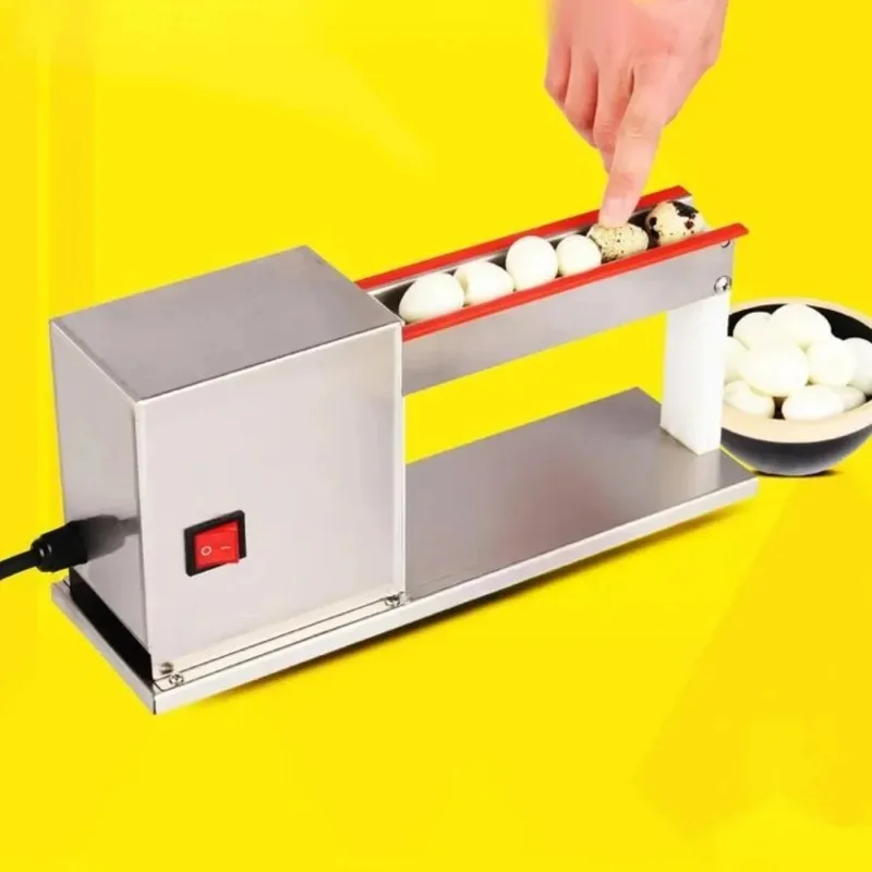 220V 110rpm Automatic Quail Egg Peeling Machine Electric Commercial Egg Peeler Bird Egg Peeling Device