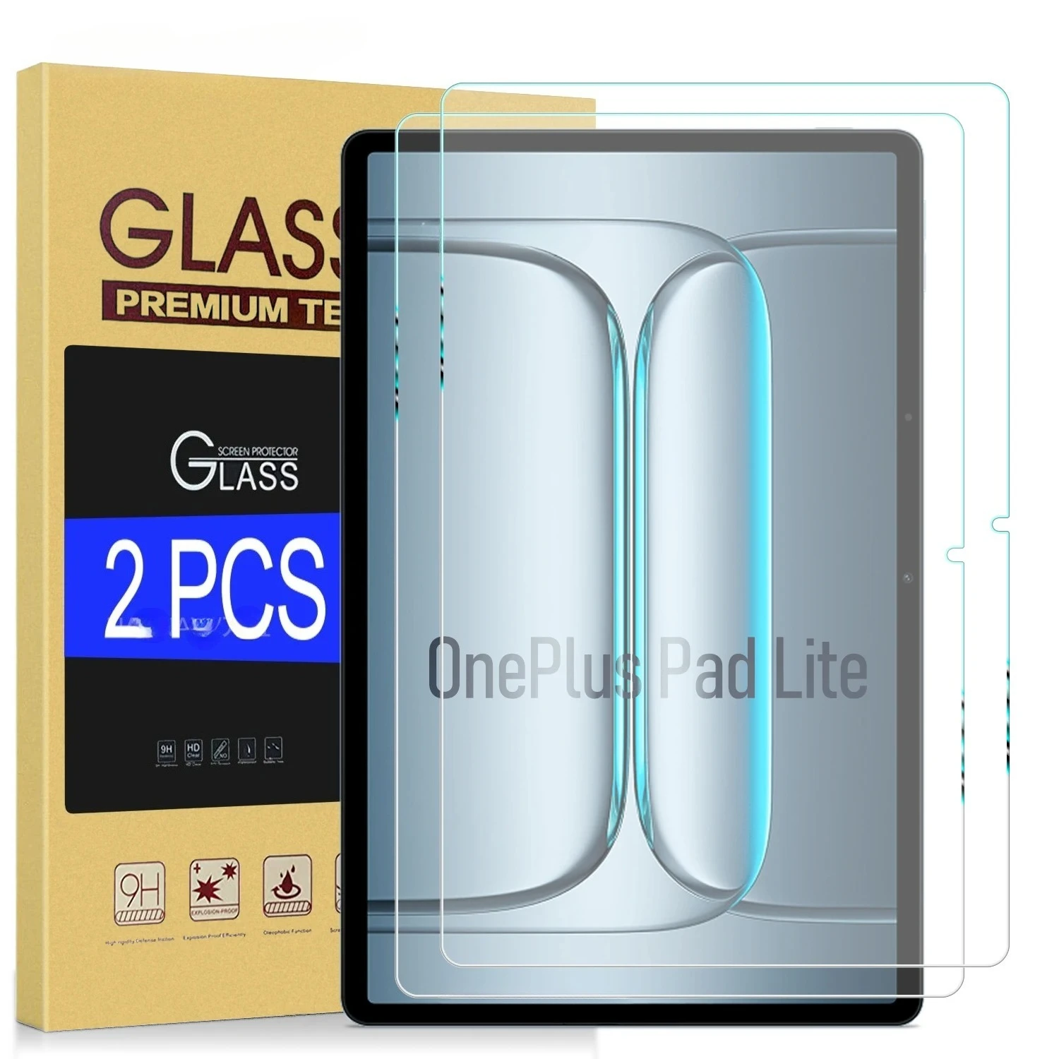 

2 шт., защитная пленка из закаленного стекла HD с полным покрытием для Oneplus Pad Lite, 11-дюймовый экран планшета с масляным покрытием, 9H, жесткая пленка, устойчивая к царапинам