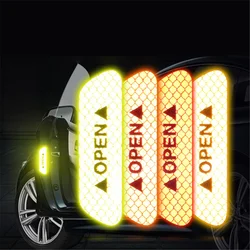 Car Door Sticker Safety Open Warning Reflector Tape For Lexus is250 ct200h gx460 rx350 LX GS ES NX RX 570 300