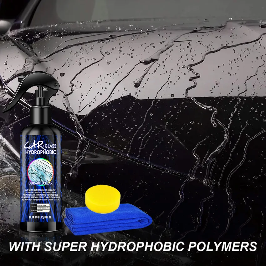 Wasser Abweisend Spray Anti Regen Beschichtung Für Autos Glas Hydrophobe Anti-regen Auto Flüssigkeit Windschutzscheibe Spiegel Maske Auto Polnischen kit – Detail 6