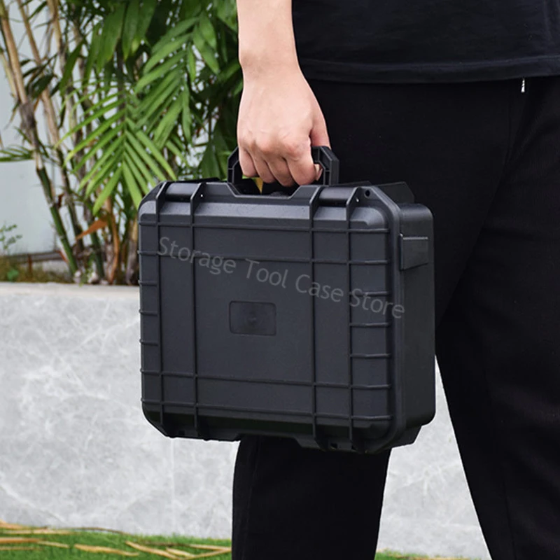 Waterproof Hard Carry Case Bag Tool Case Storage Box Safety Instrument Case Organizer Hardware Toolbox Plastic Tool Box Suitcase