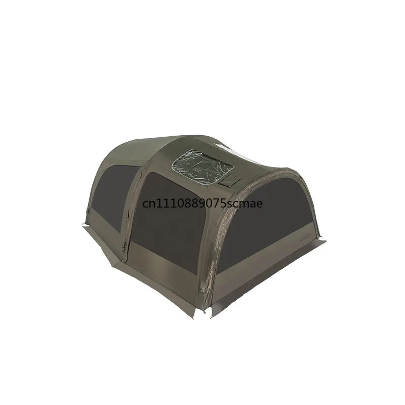 One-Piece Inflatable Tunnel Shelter Large Space Camping, Portable Overnight Stargazing Gear, Rain & UV Resistant