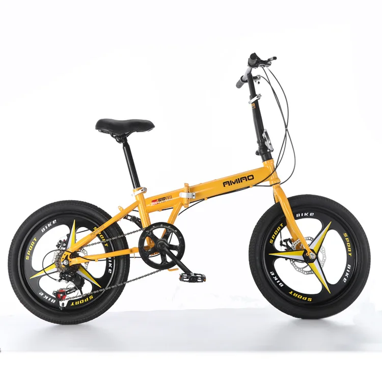 大人用折りたたみ自転車ポータブルバイクディスクブレーキ可変速20