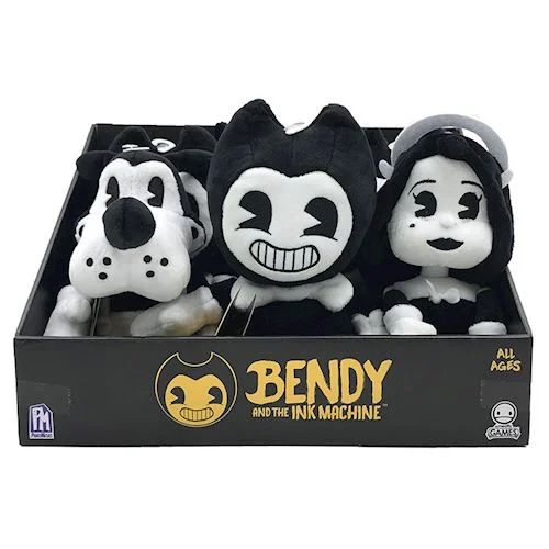 New Bendy And The Ink Machine Plush Toy Game Character Doll Stuffed Plush Figure Horror Thriller Game Collectible Decoration Gif