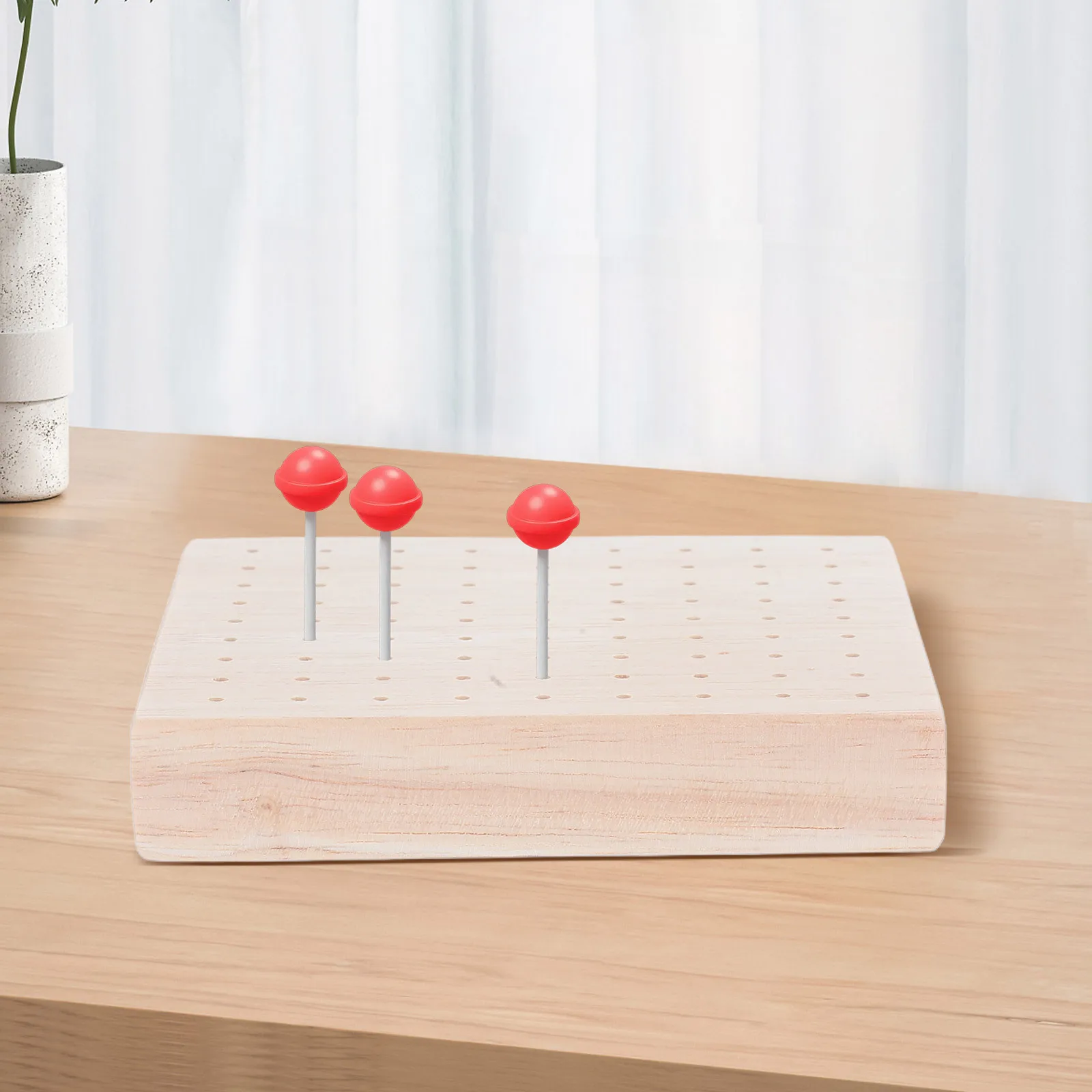 

5Pcs Snack Display Rack Multi-Hole Candy Display Stand Stable Party Lollipop Holder Cake Pop Holder Dessert Table