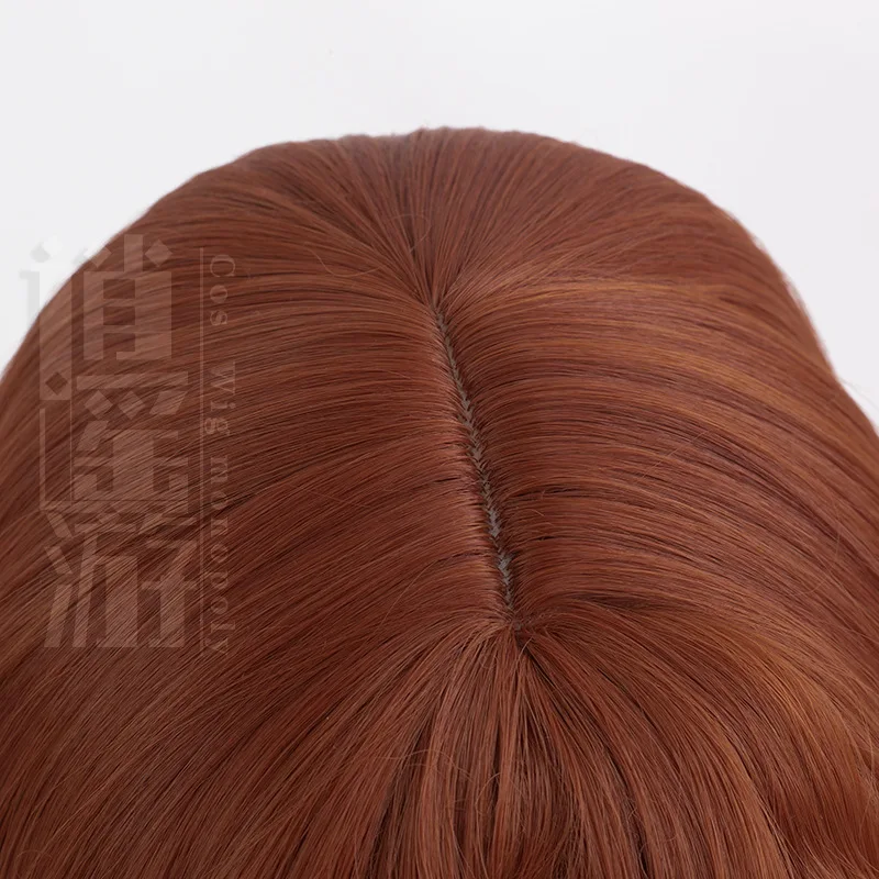 الهوية الخامس فتاة صغيرة Eurydice شعر مستعار تأثيري محاكاة فروة الرأس التدرج مجعد الشعر هدية الهالوين #4