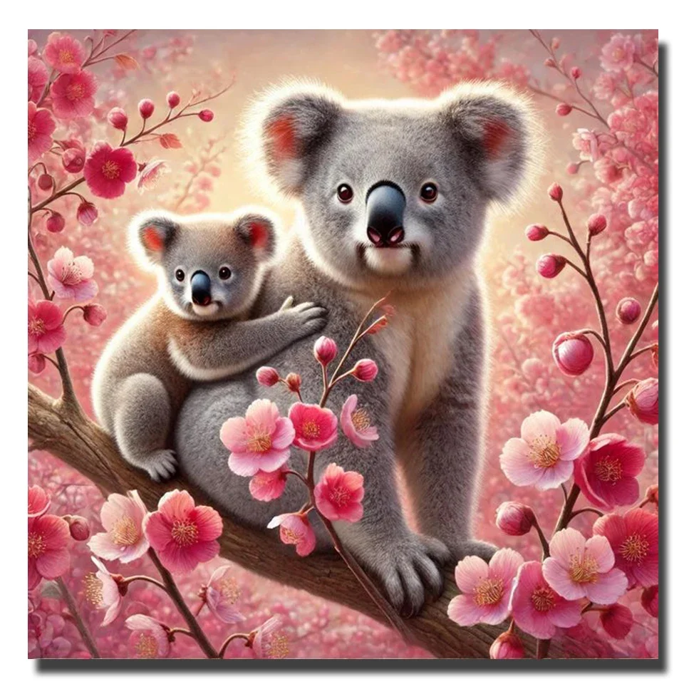 

Full Diamond Painting Animal 5D DIY Diamond Mosaic Koala Panda Fantasy Craft Kit Home Decor Handmade Gift