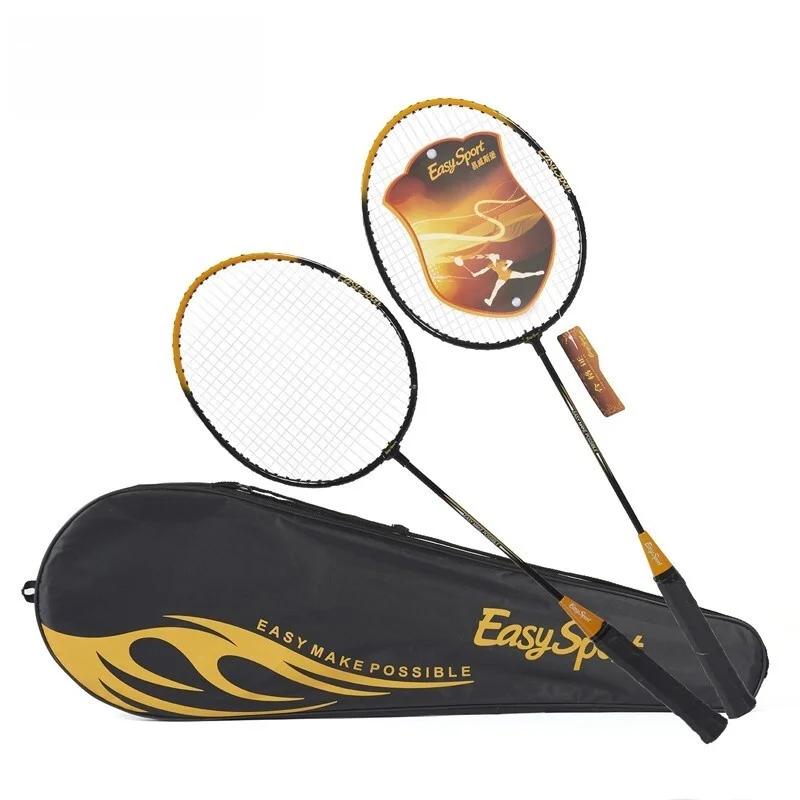 easysport-badminton-racket-set-for-men-and-women-students-fashionable-sports-equipment-lightweight-alloy-carbon-g4-handle