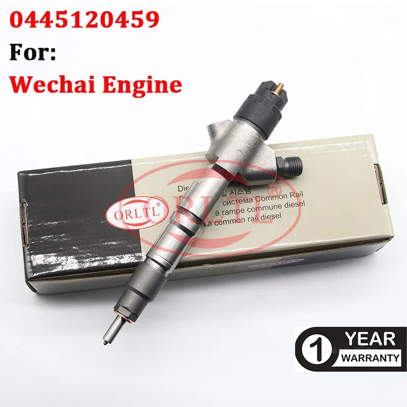 Nueva Boquilla de Inyector Common Rail 0445120459, Rociador de Inyección de Combustible 0 445 120 459 para Motor Wechai