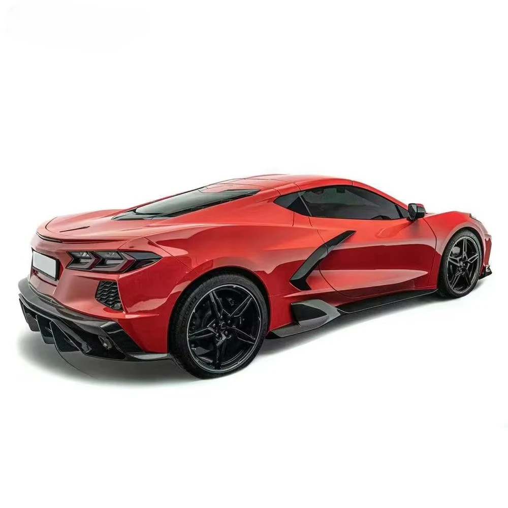 

For Corvette C8 2020-24 ADR Style Carbon Fiber Body Kits Side Skirts