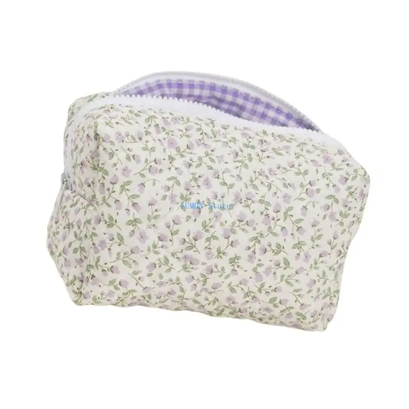 حقيبة مستحضرات التجميل القطنية الوظيفية D0UD مع مساحة واسعة لأدوات المكياج وحقائب مستحضرات التجميل وحقيبة المكياج #3