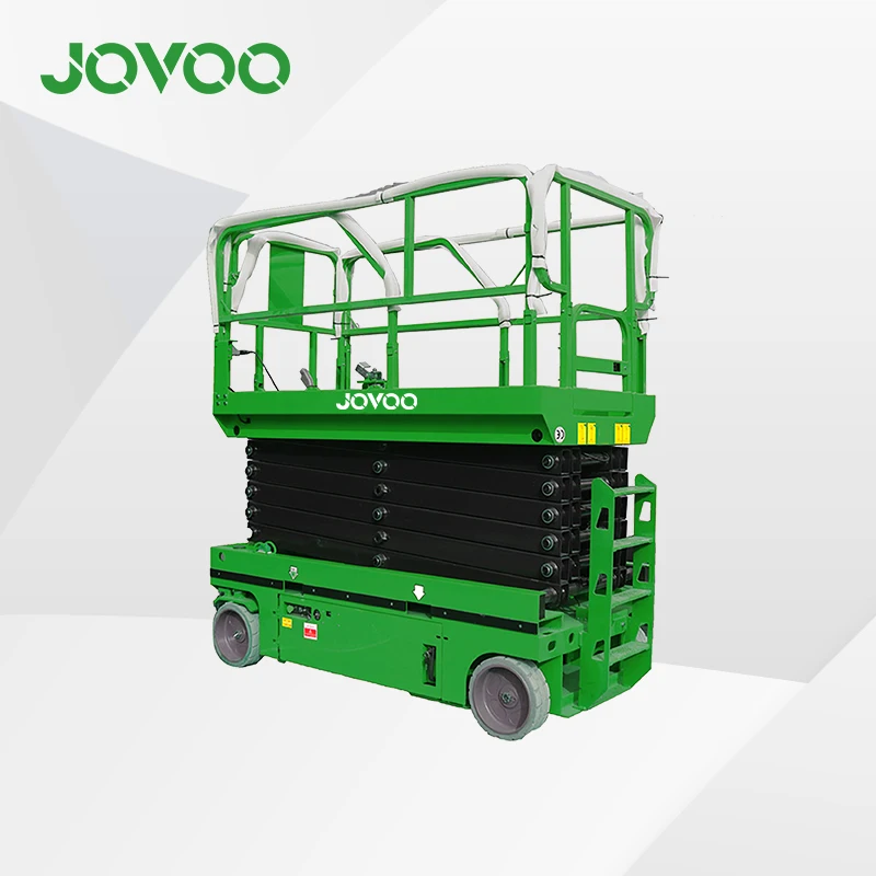 

JOVOO 6m 8m 10m 12m 14m Hydraulic Electric Single One Man Lift Aerial Working Platform Self-Propelled Scissor Lift with CE