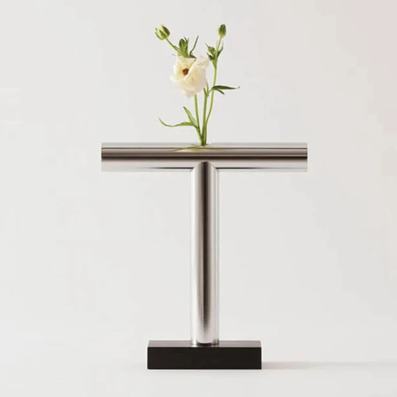Nordic Creative Stainless Steel Figurines Interior Living Room I-shaped Ornament Art Luxury Home Decoration Valentines Day Gift