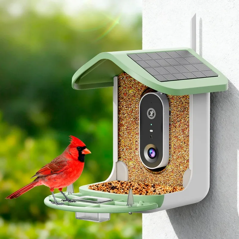 

Hot-Selling Smart Bird Feeder Camera 2K HD Intelligent AI Bird Identification Outdoor Solar