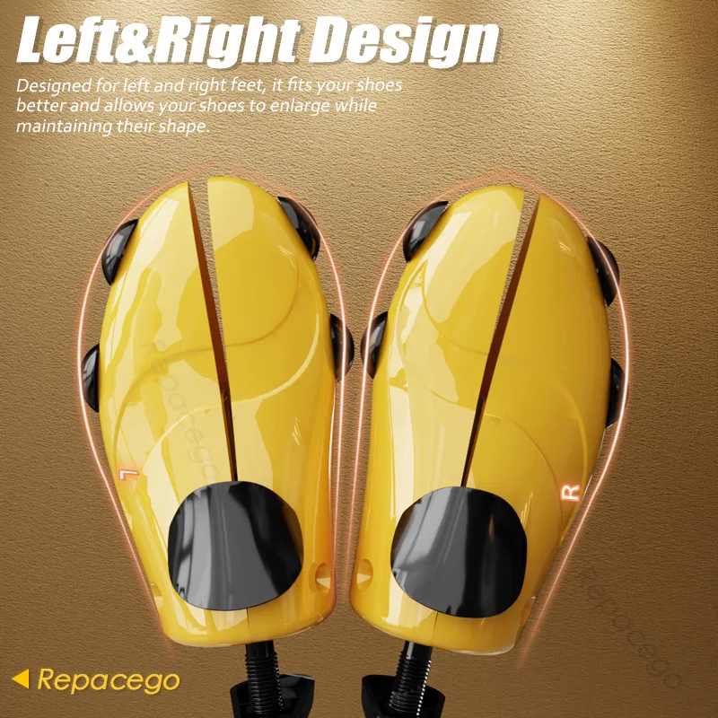 

Repacego 1Pair L&R Side Feet Adjustable Shoe Stretcher Tree Plastic Expander Men Women Unisex Length Width shoes Extender Keeper