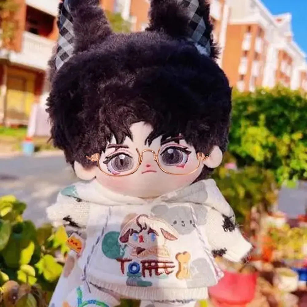 Tendenza 20 cm Occhiali di plastica Cani Gatti Animali domestici Occhiali Multi Colore Puntelli per foto Occhiali a mezza montatura Bambole idol