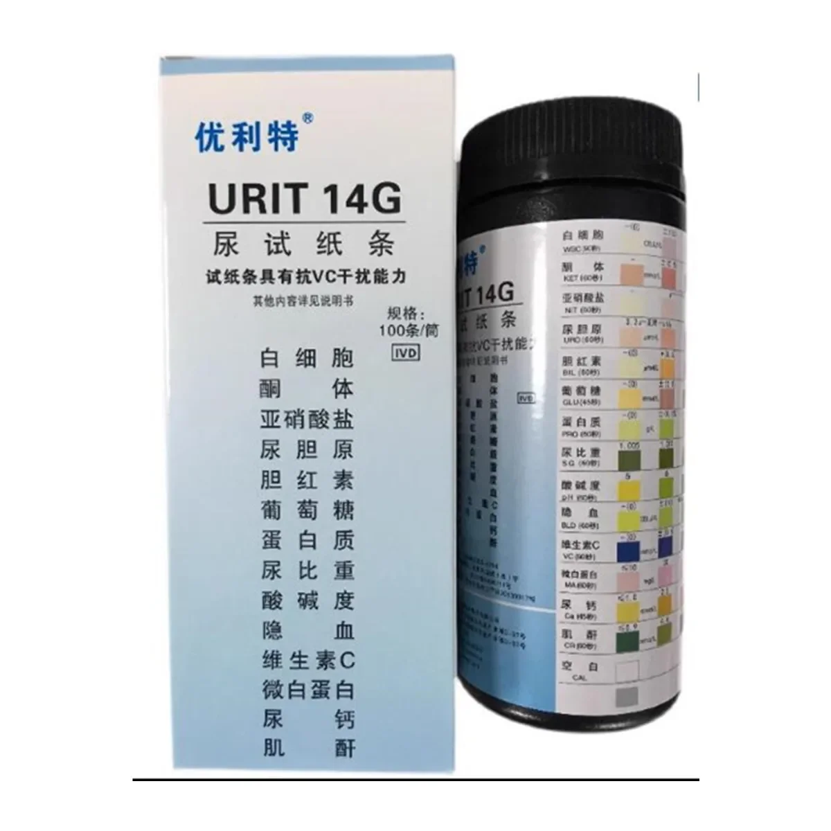 Hospital Laboratory Clinic Urit Urit-14G for 500B Urine Analyzer Machine Protein Kidney Damage Tester Reagents Tests