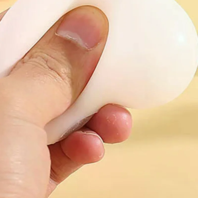 5Pcs Anti Anxiety Squeeze Toy DIY Accessories For Adult Blow Bubble Novelty Pinch Toy Insert Ball For Autism Kids Stress Toy