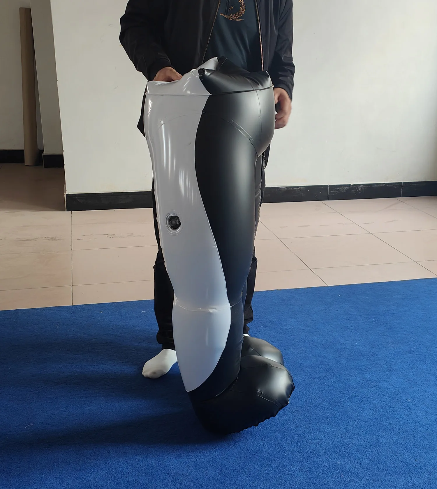 made quality PVC inflatable whale pants for adult