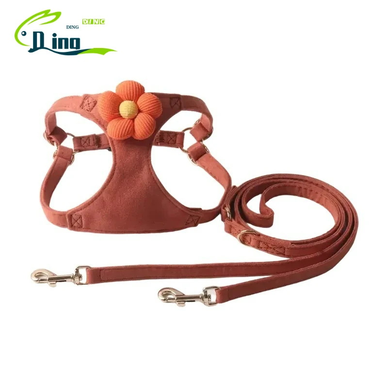 

Новая регулируемая шлейка для собак ярких цветов, комплект с поводком для маленьких собак, шлейка для кошек, аксессуары для щенков, товары для животных