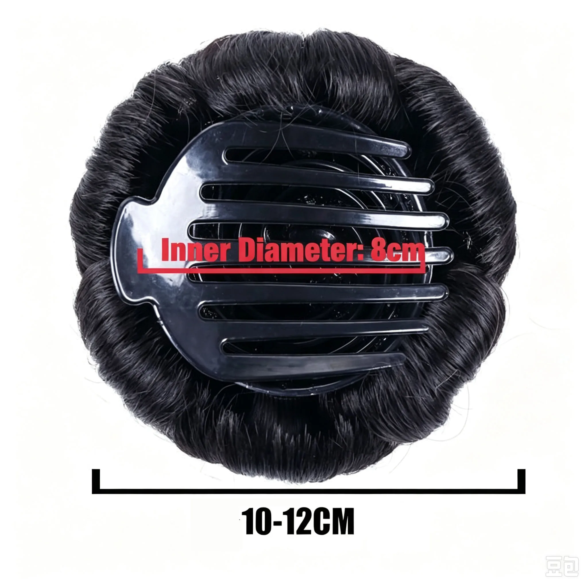 Synthetic High Temperature Fiber Chignon Nine Flowers Hair Curly Hair Bun Donut Clip In Hairpiece For Women