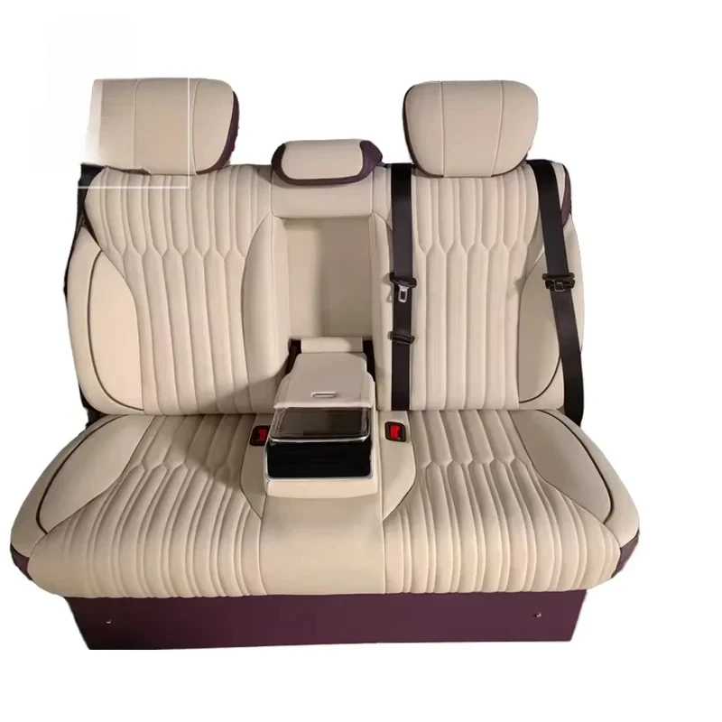 

Luxury VIP Leather Modified Car Seats Rear Sofa Bed Interior Enhanced Comfort