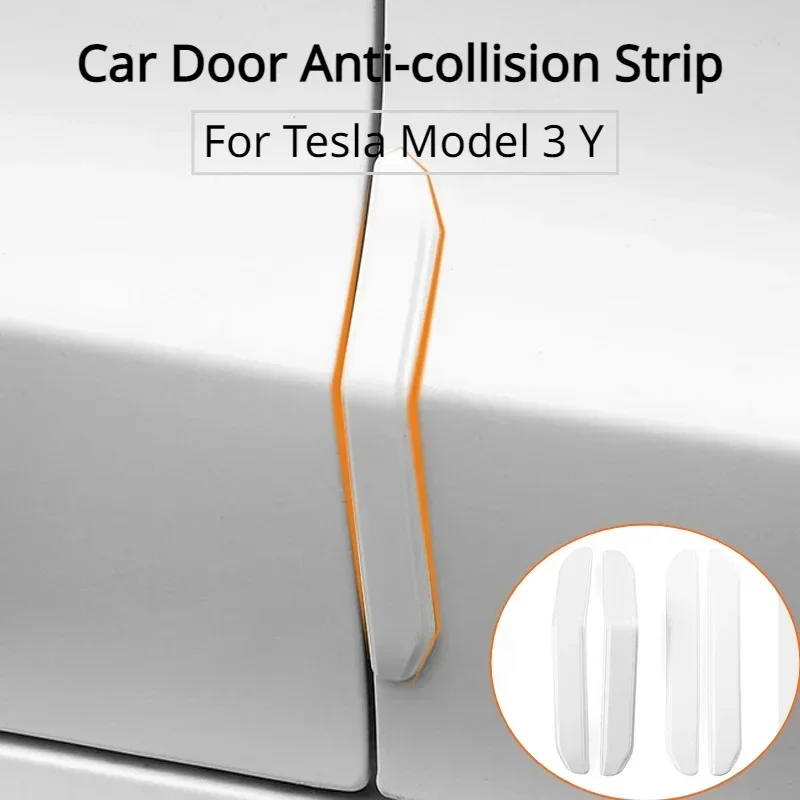 

Car Door Edge Anti-collision Strip for Tesla Model 3 Y ABS Anti Scratch Protection Sticker Decoration Modification Accessories